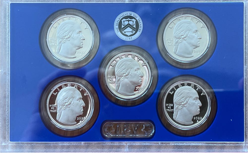 2022 U.S. Mint American Women Quarters Proof Set  coin collectible [Barcode 704786340281] - Main Image 2