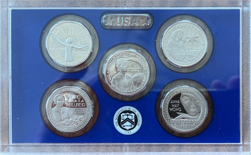 2022 U.S. Mint American Women Quarters Proof Set  coin collectible [Barcode 704786340281] - Main Image 3