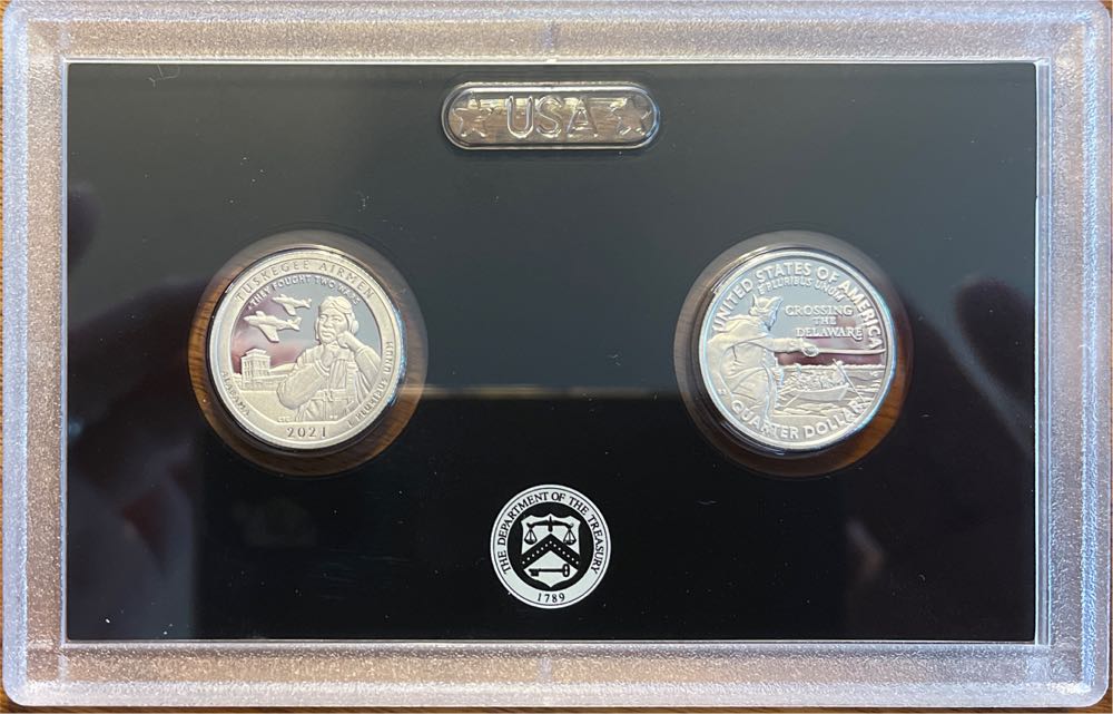 2021 U.S. Mint Silver Proof Set 2021  coin collectible [Barcode 704786261111] - Main Image 3