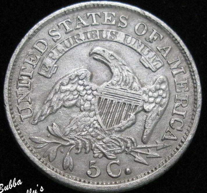 5 Cent - 1835 Liberty Cap Half Dime  coin collectible - Main Image 2