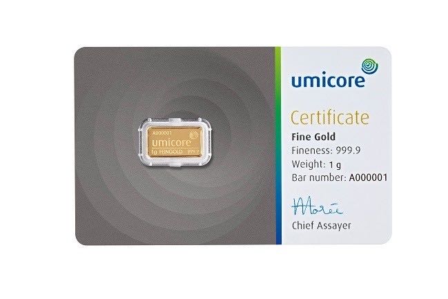 Umicore 5 Gr  coin collectible - Main Image 1
