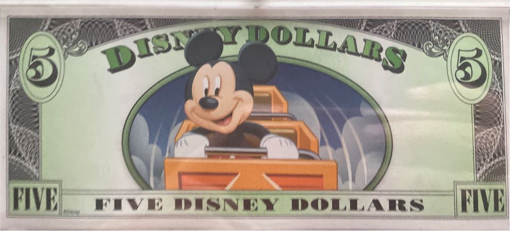 Five Disney Dollars  coin collectible - Main Image 2