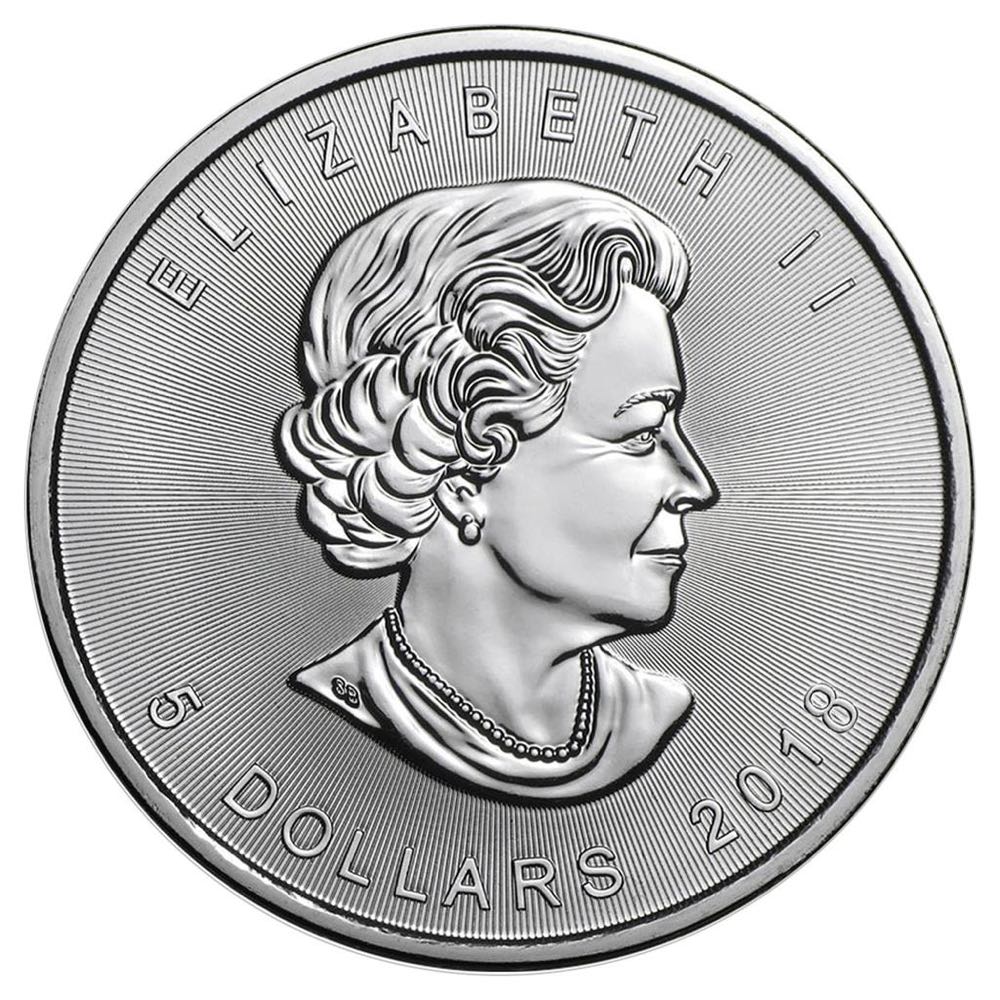 Canada 2018 MAPLE LEAF - 1 OZ - HALLOWEEN (2.)  SPECIAL EDITION 5 $ | 1 Oz Silver | Uncirculated Mintage 999  coin collectible - Main Image 2