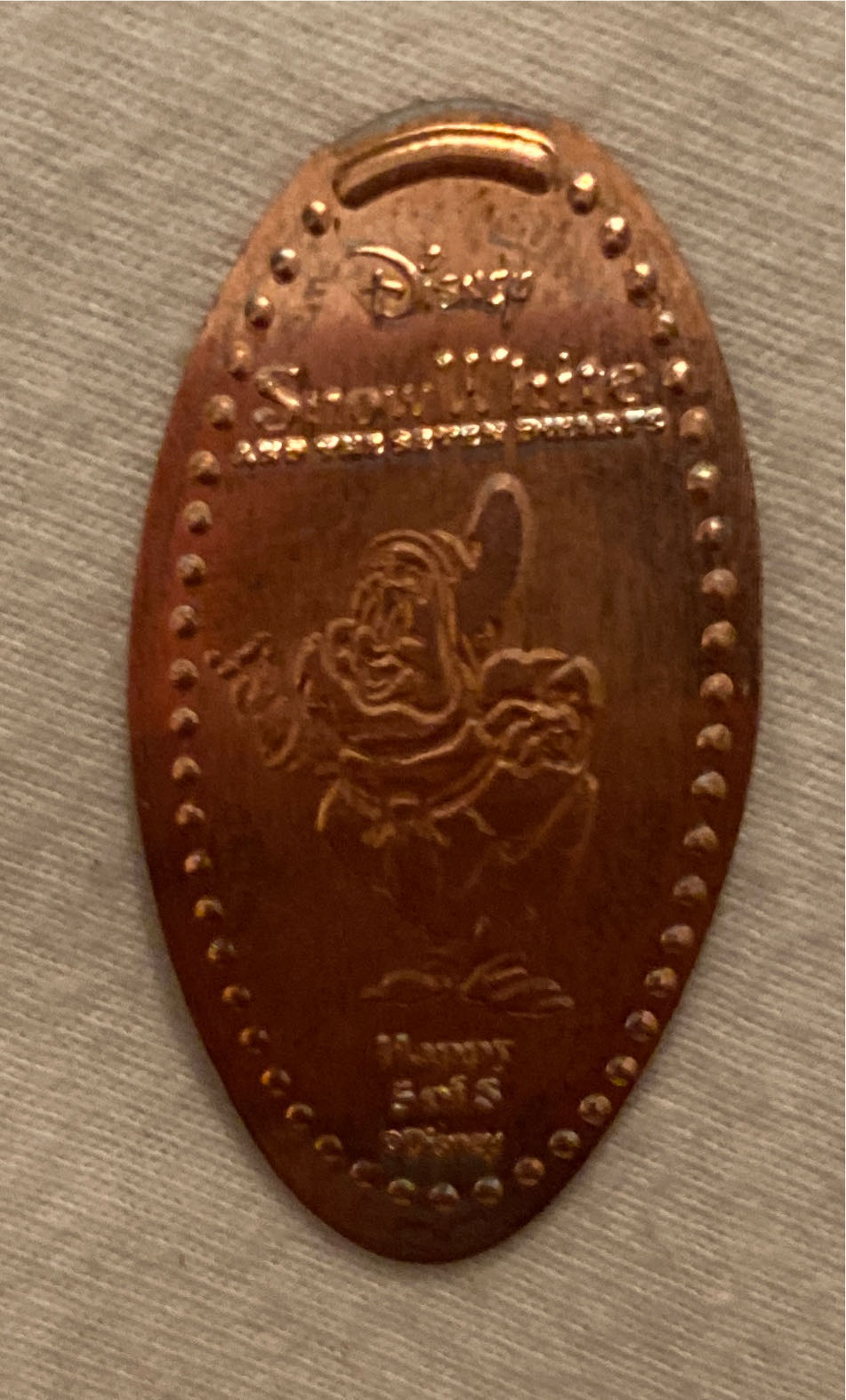 Snow White And The Seven Dwarfs Happy  coin collectible - Main Image 1