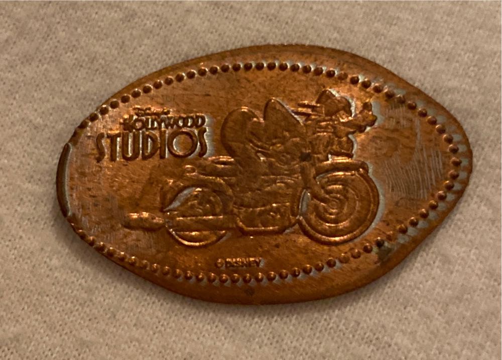 Hollywood Studios Goofy Motorcycle  coin collectible - Main Image 1