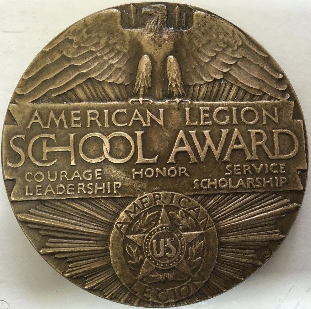 American Legion Medal - School Award  coin collectible - Main Image 2