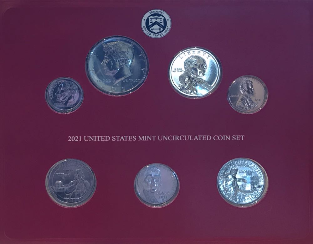 U.S. Mint Uncirculated Coin Set 2021 D  coin collectible - Main Image 2