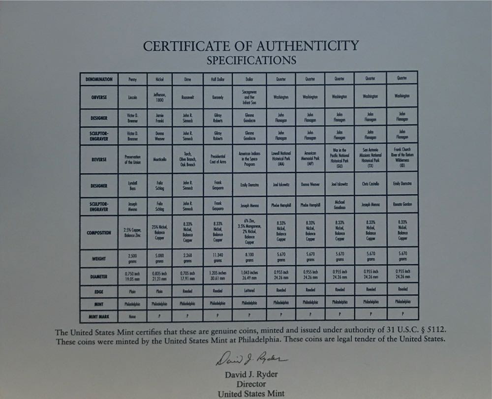 U.S. Mint Uncirculated Coin Set 2019 P  coin collectible - Main Image 4