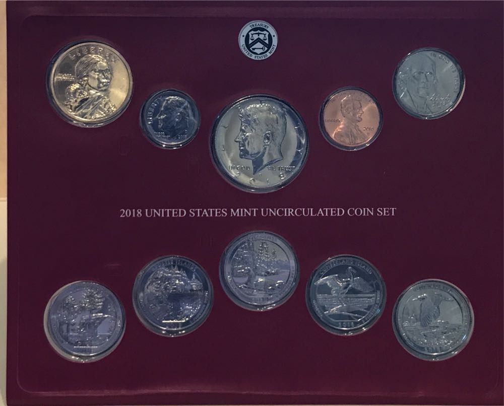 U.S. Mint Uncirculated Coin Set 2018 D  coin collectible - Main Image 2