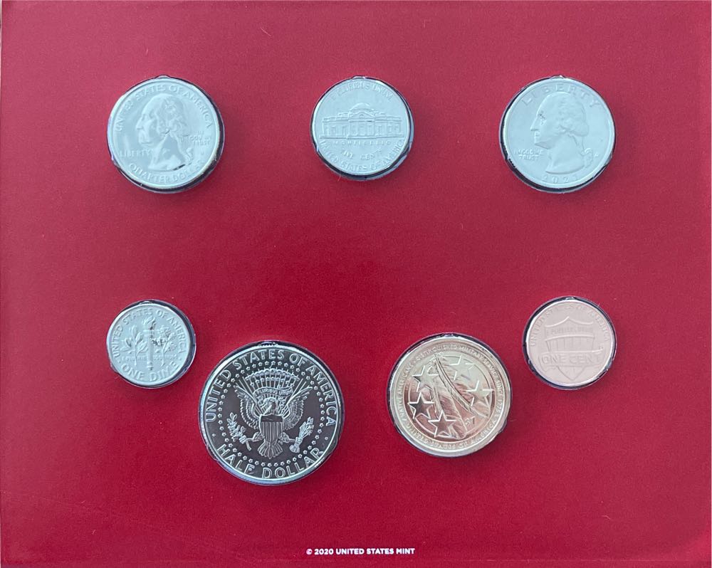 2021 US Mint Uncirculated Coin Set P-D 14 Pieces  coin collectible - Main Image 2