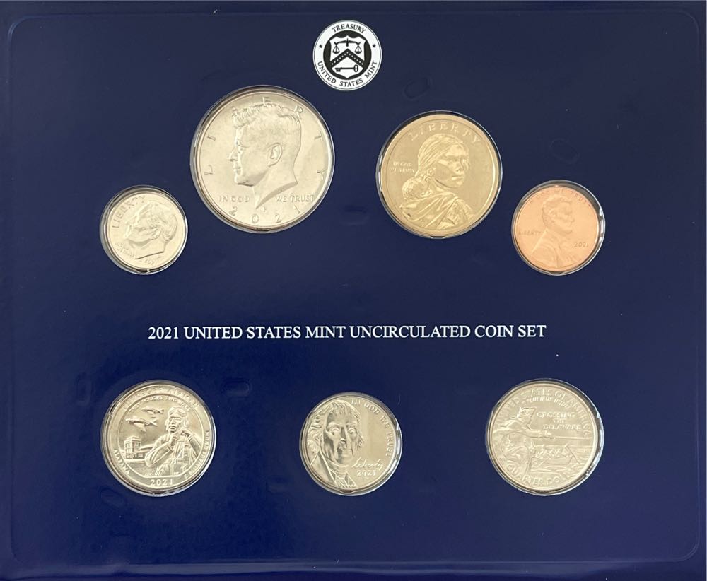 2021 US Mint Uncirculated Coin Set Philadelphia  coin collectible - Main Image 3