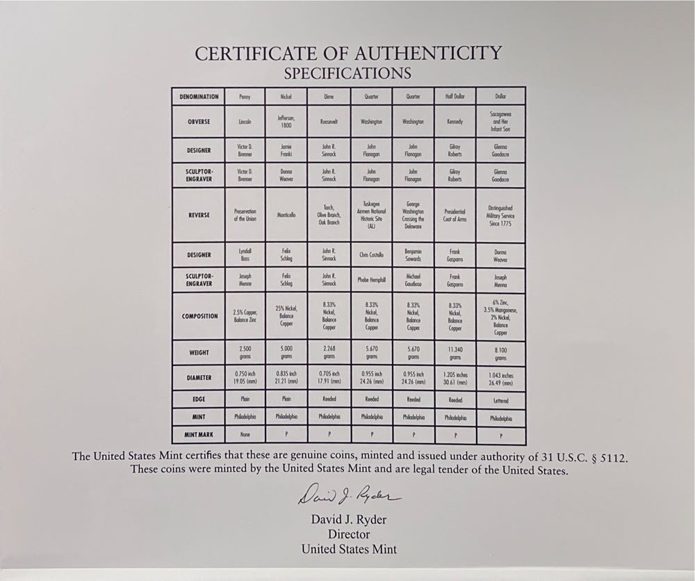 2021 US Mint Uncirculated Coin Set Philadelphia  coin collectible - Main Image 4