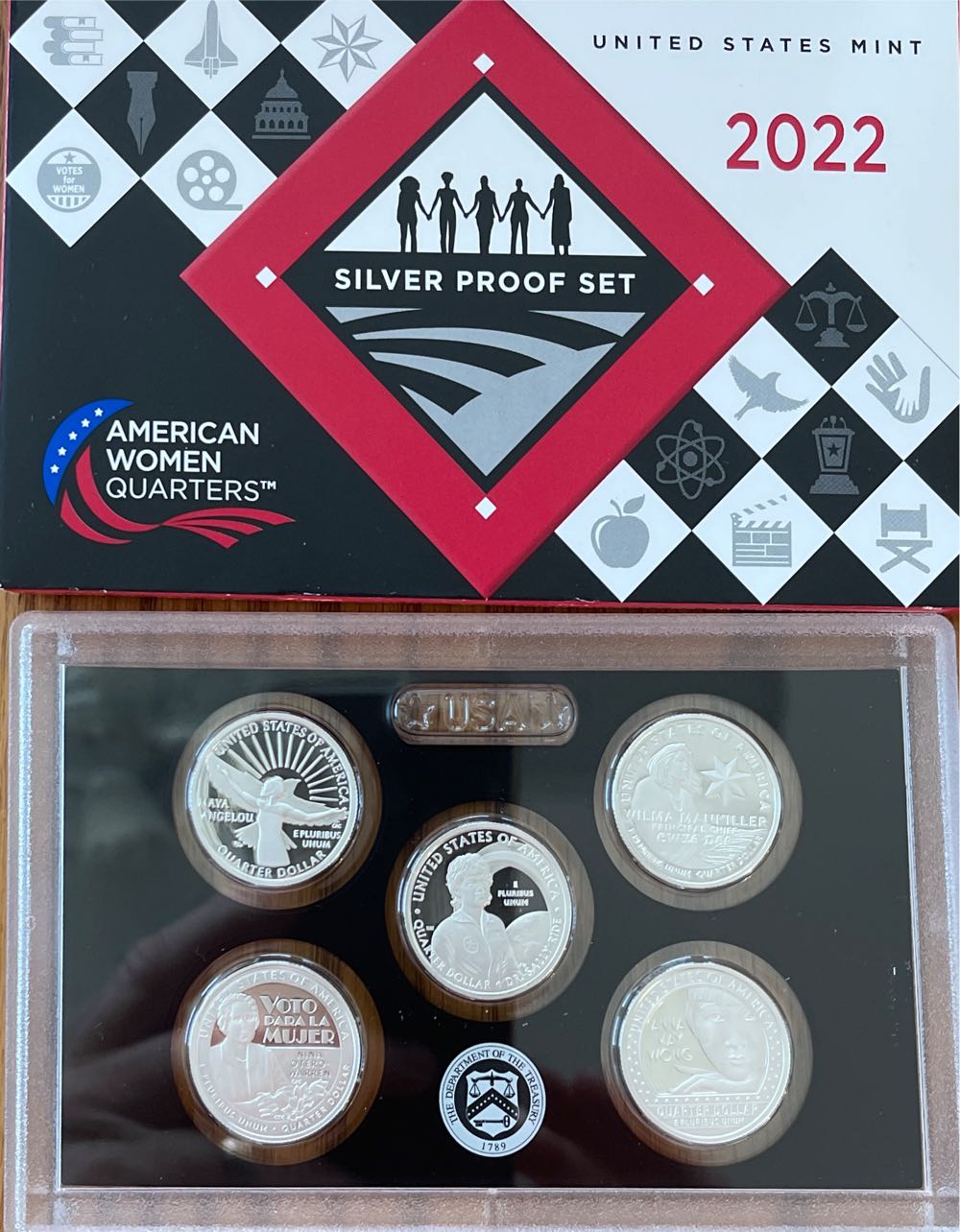 2022 US Mint American Women Quarters Silver Proof  coin collectible - Main Image 4