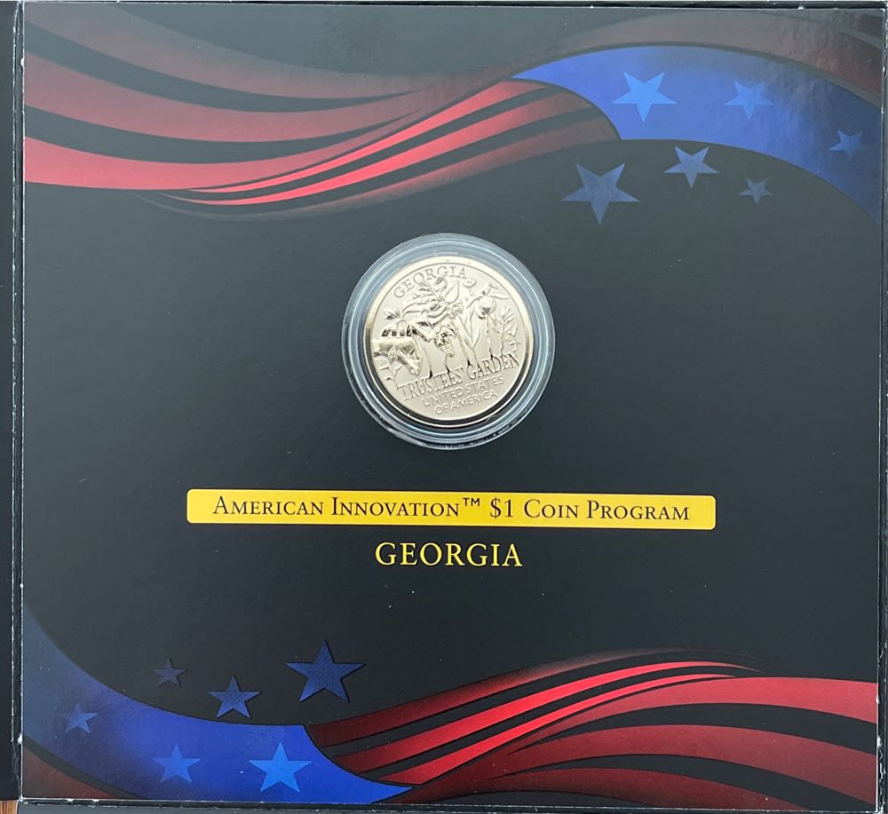 2019 US Mint American Innovation $1 Reverse Proof Georgia  coin collectible [Barcode 704785961791] - Main Image 2