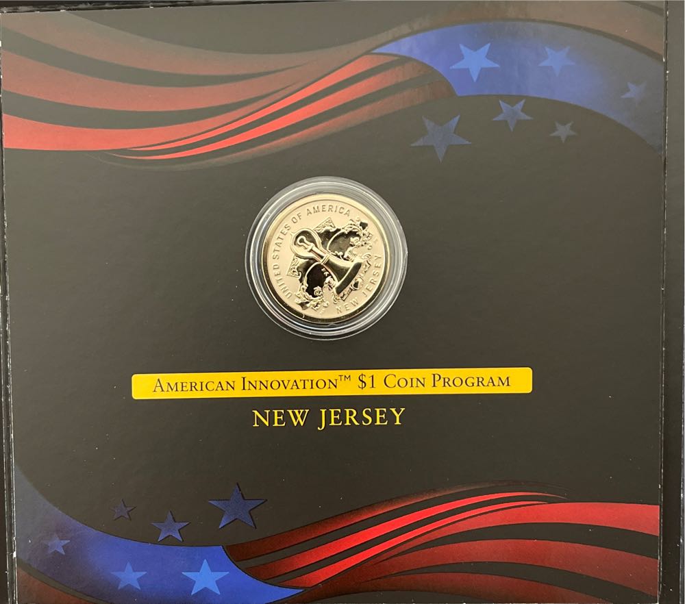 2019 US Mint American Innovation $1 Reverse Proof New Jersey  coin collectible [Barcode 704785961784] - Main Image 2