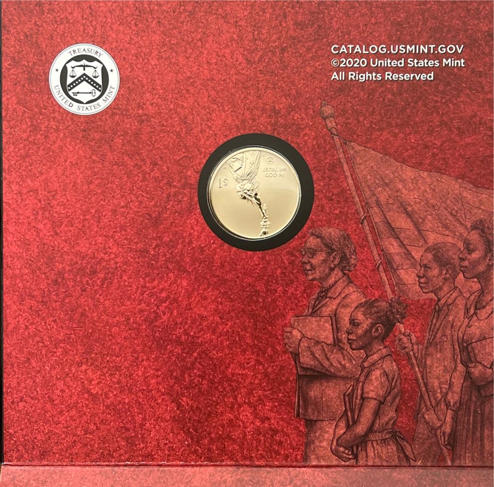 Innovation Dollar 2020 Proof  coin collectible [Barcode 704786160261] - Main Image 3