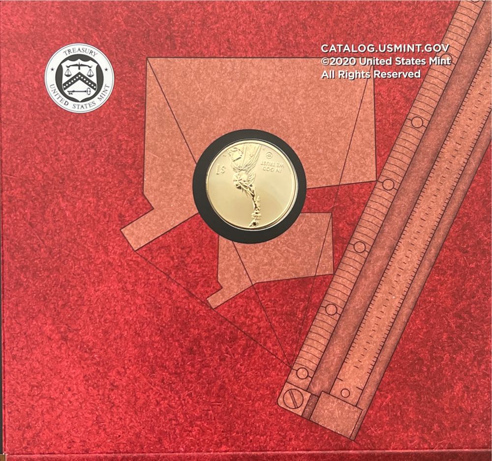 2020 US Mint American Innovation $1 Reverse Proof Connecticut  coin collectible [Barcode 704786160230] - Main Image 3