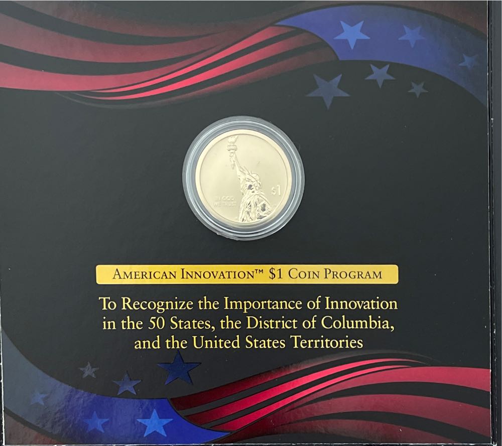 2018 US Mint American Innovation $1 Reverse Proof  coin collectible [Barcode 704785961678] - Main Image 2