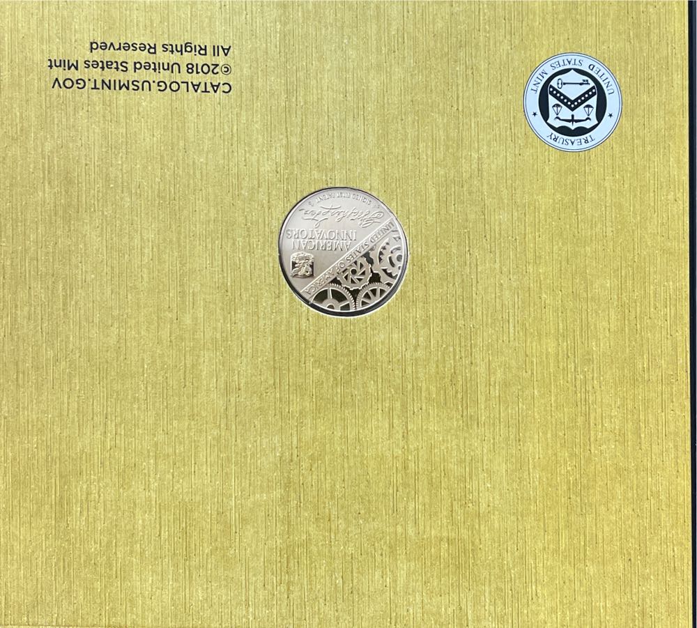 2018 US Mint American Innovation $1 Reverse Proof  coin collectible [Barcode 704785961678] - Main Image 3