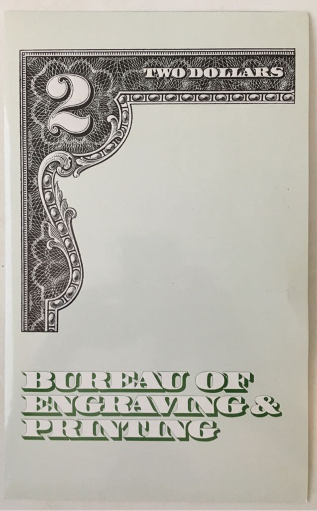 2 Dollar Uncut Sheet  coin collectible - Main Image 2