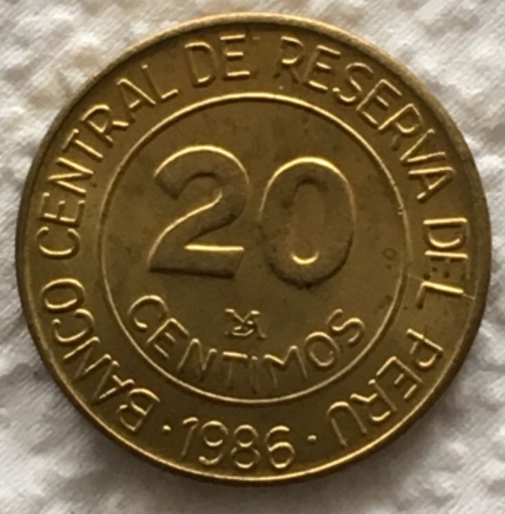 20 Centimos - Miguel Grau  coin collectible - Main Image 2