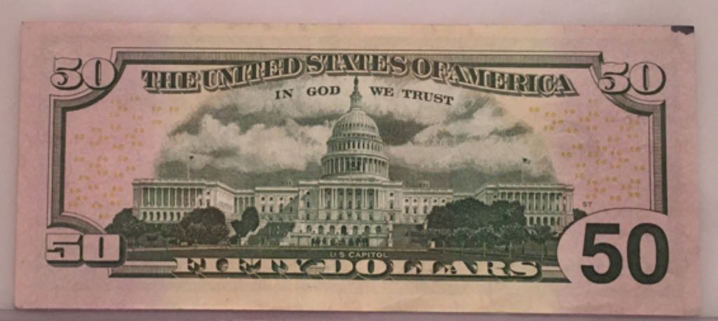 Fifty Dollar Federal Reserve Note  coin collectible - Main Image 2