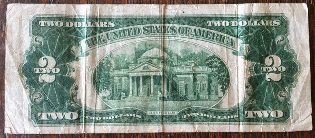 Two Dollar United States Note Red Seal coin collectible - Main Image 2