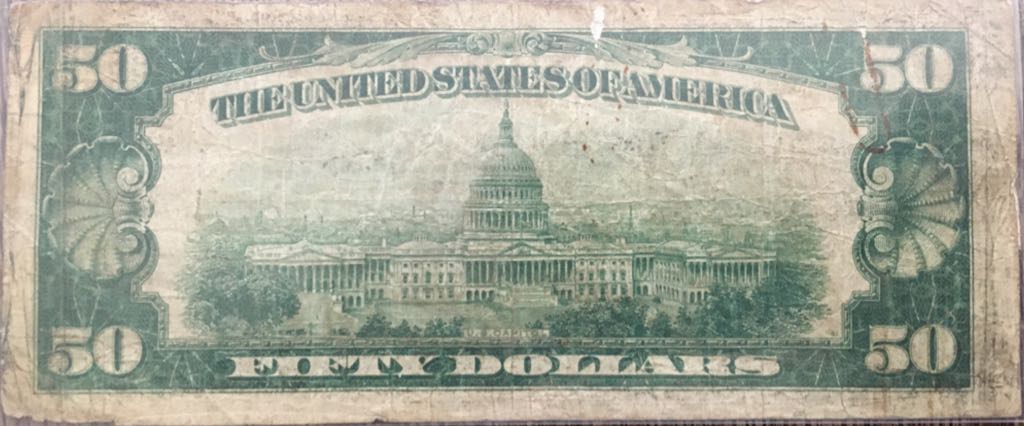 Fifty Dollar Federal Reserve Note  coin collectible - Main Image 2