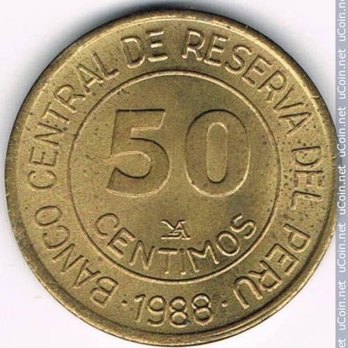 50 Centimos - Miguel Grau  coin collectible - Main Image 2