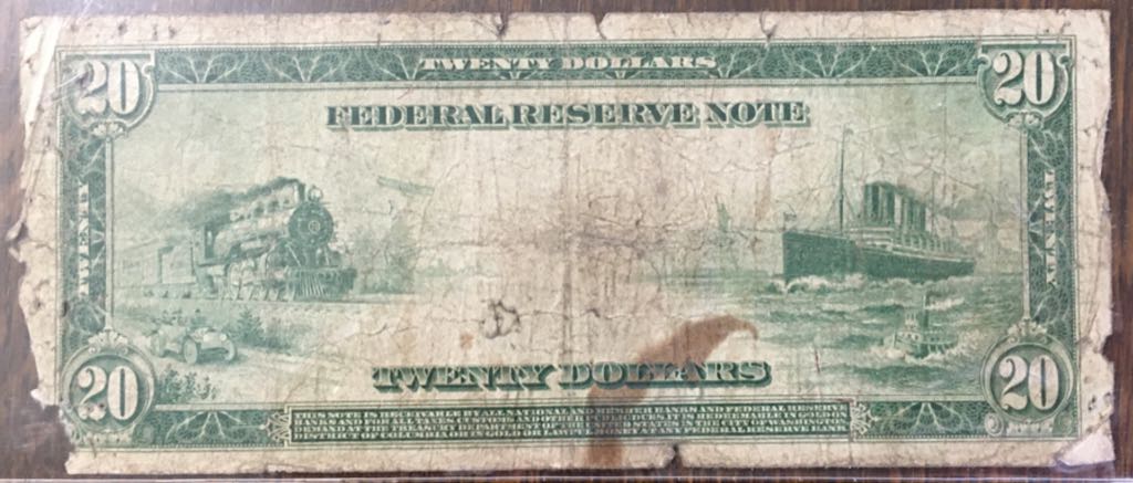 Twenty Dollar Federal Reserve Note  coin collectible - Main Image 2