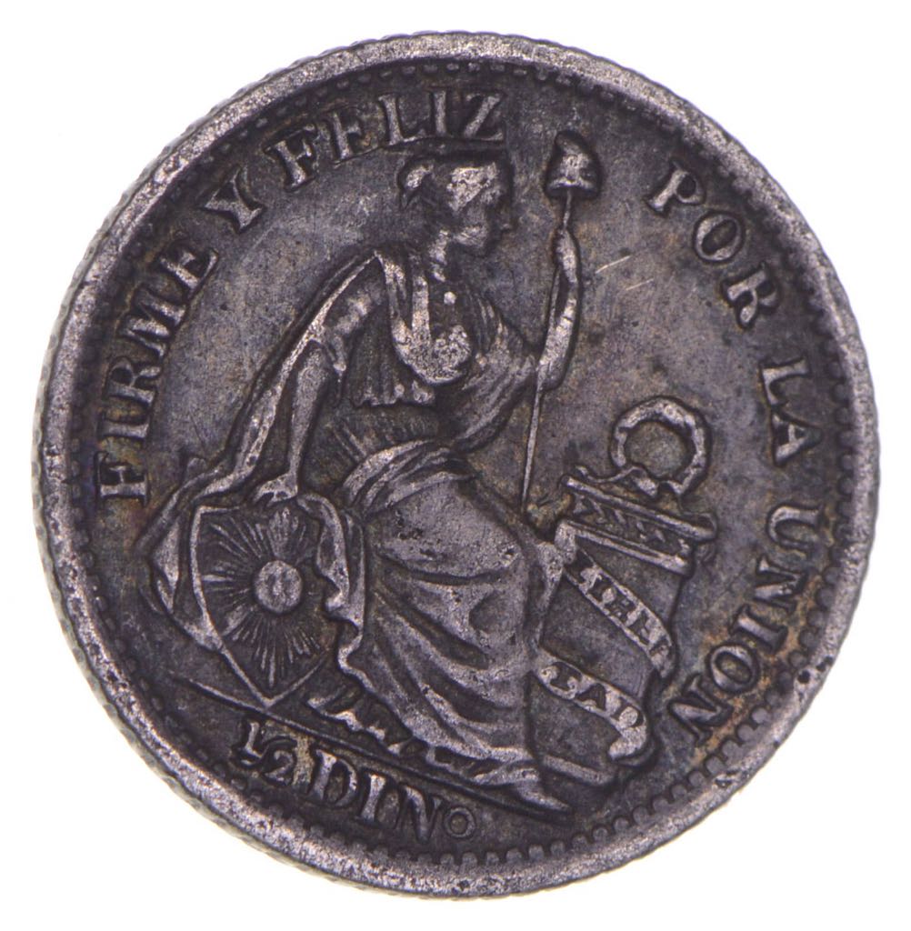 1/2 Dinero - Seated Liberty  coin collectible - Main Image 2