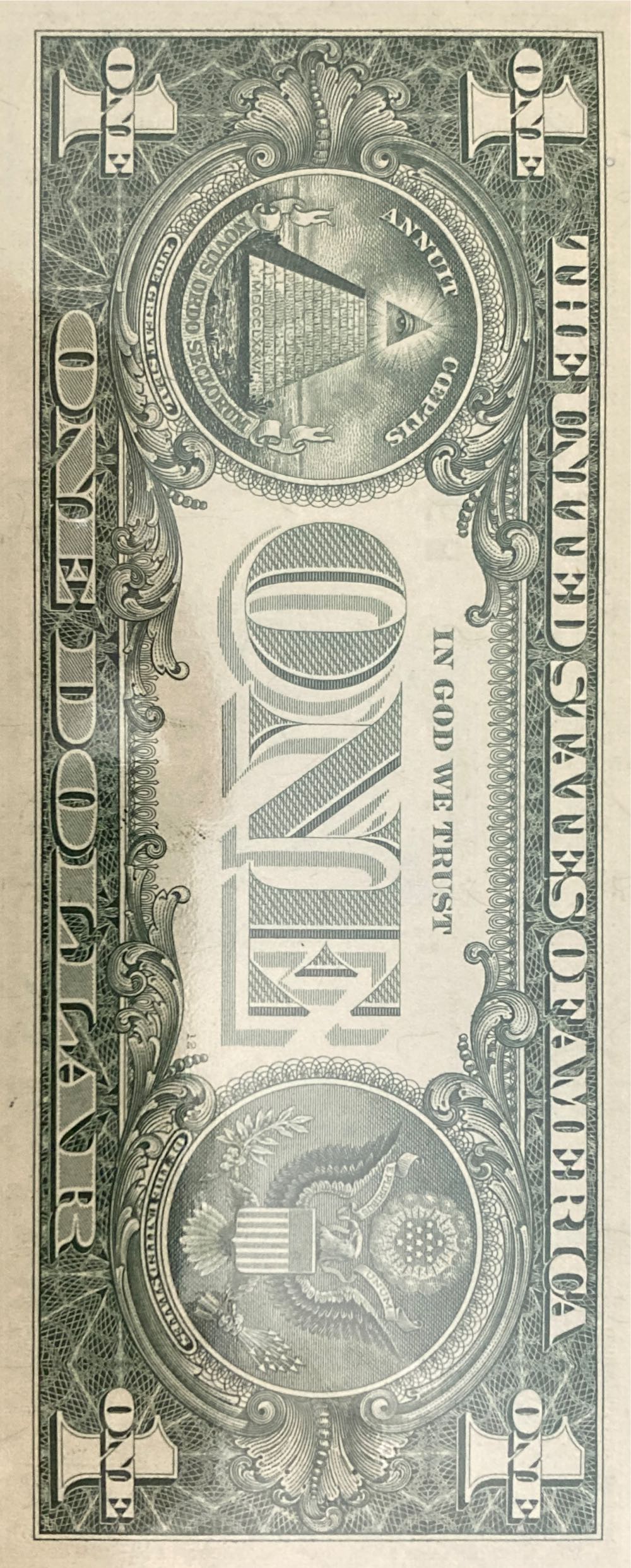 One Dollar Federal Reserve Note 911  coin collectible - Main Image 4