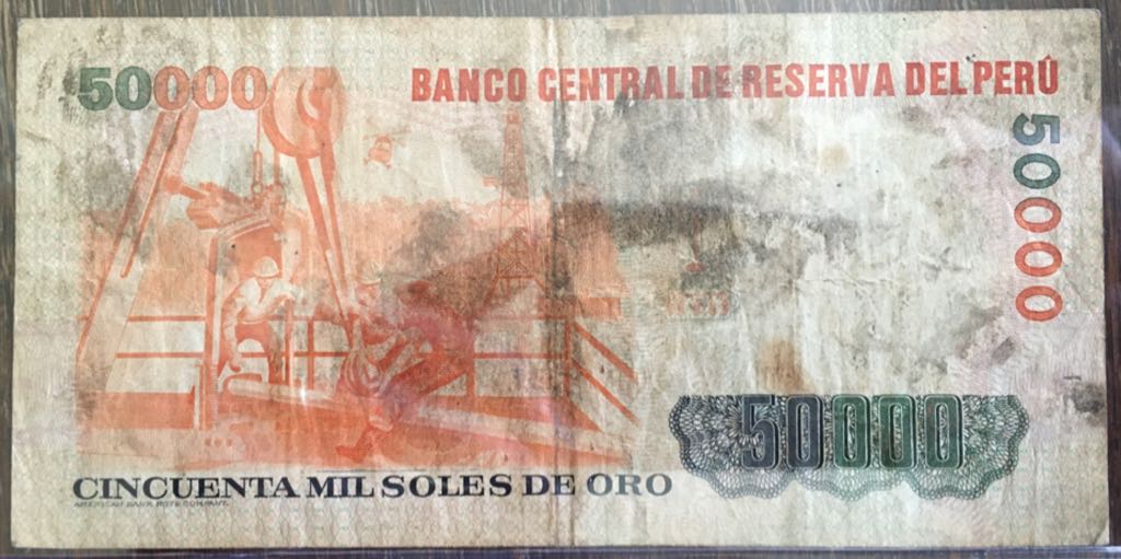 Cincuenta Mil Soles De Oro  coin collectible - Main Image 2