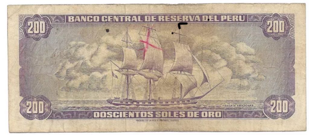 Doscientos Soles De Oro  coin collectible - Main Image 2