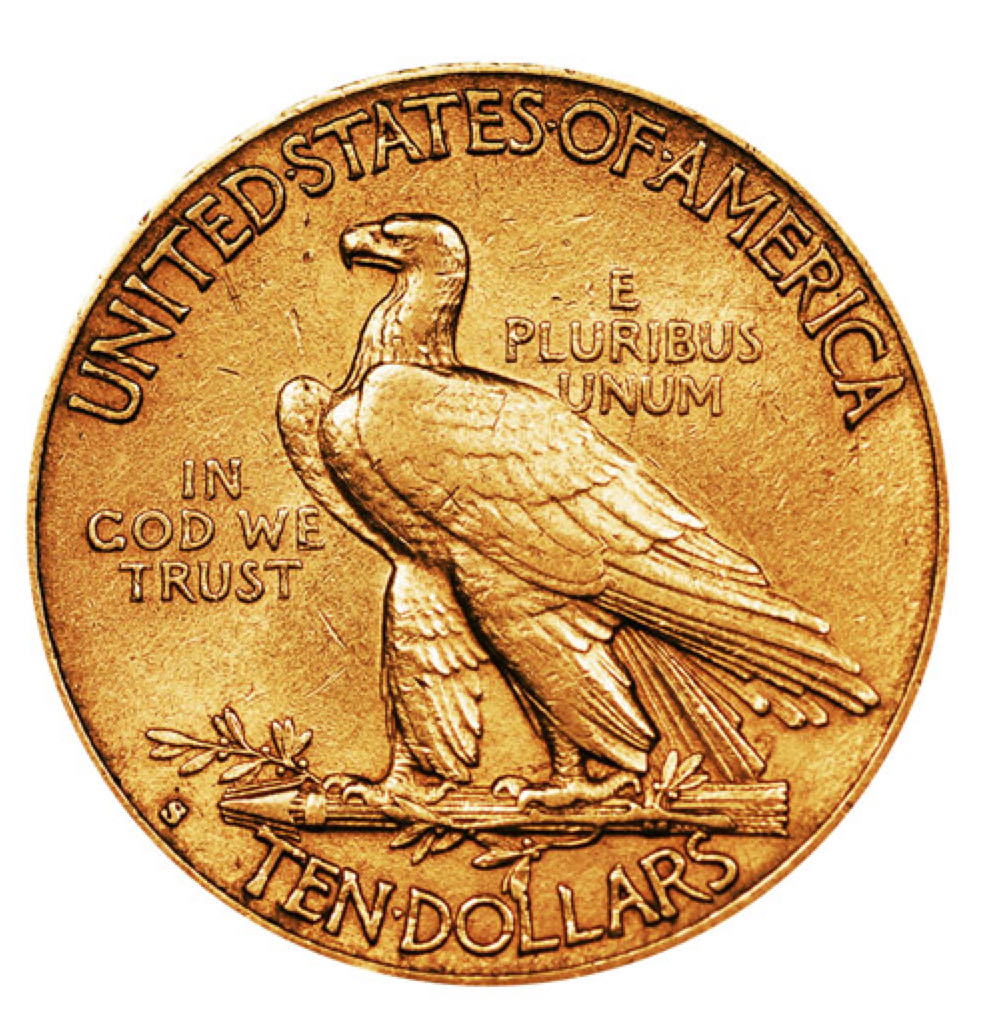 Indian Head Gold Eagle  coin collectible - Main Image 2