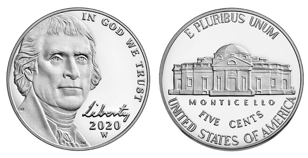 Jefferson Nickel West Point  coin collectible - Main Image 2