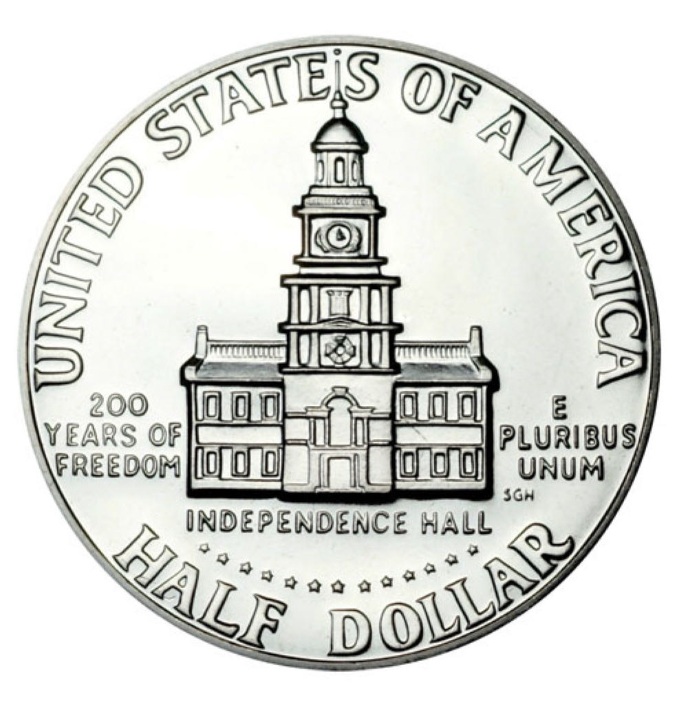 Bicentennial Kennedy Silver Half Dollar  coin collectible - Main Image 2
