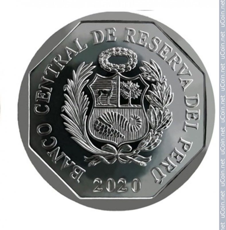 1 Sol Bicentenario Del Perú María Parado De Bellido  coin collectible - Main Image 2