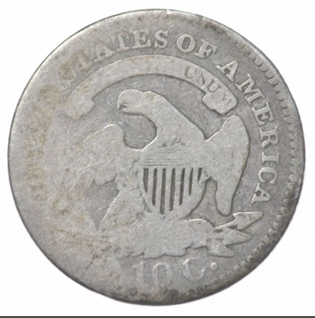 Capped Bust Dime Variety I  coin collectible - Main Image 2