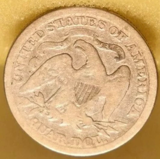 Liberty Seated Quarter - Arrows& Motto  coin collectible - Main Image 2