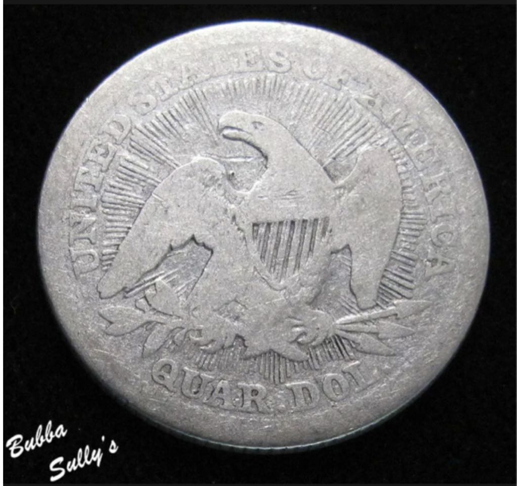 Liberty Seated Quarter - Arrows & Rays  coin collectible - Main Image 2