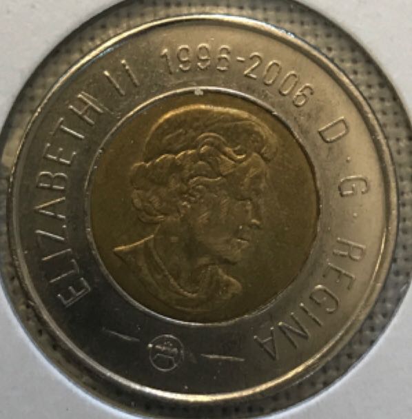 2 Dollars 10 Ième Anniversaire  coin collectible - Main Image 2