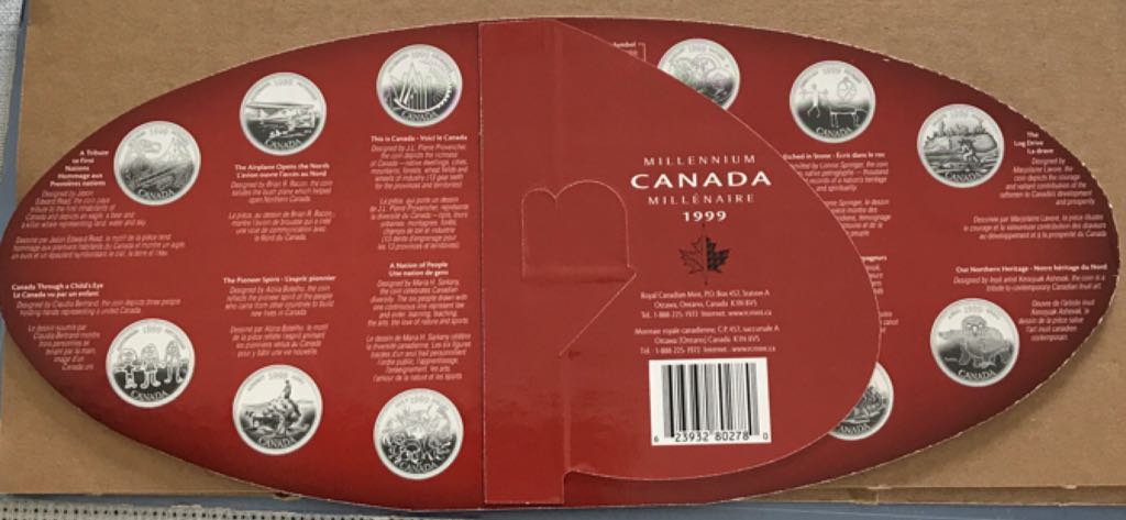 Millénaire Canada  coin collectible - Main Image 2