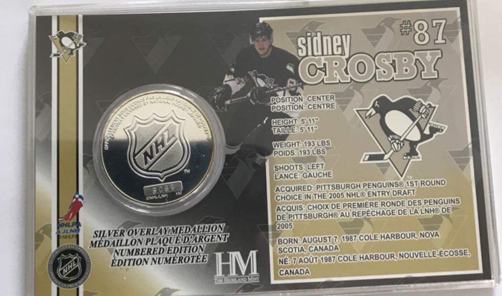 Sidney Crosby  coin collectible - Main Image 2