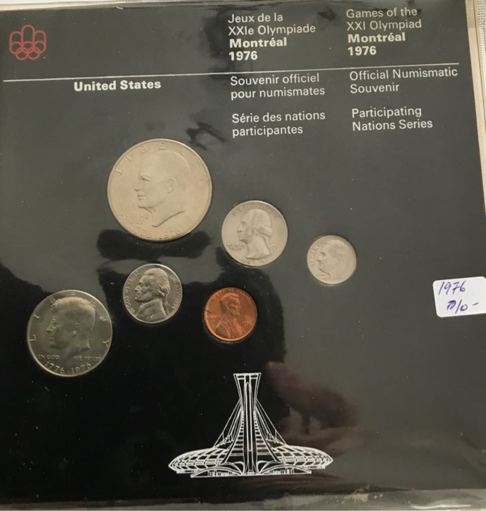 Série Des Nations Participants Jeux De La XXIe Olympiade Montréal  coin collectible - Main Image 2