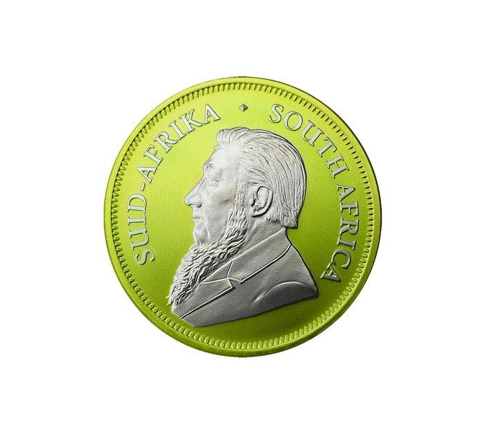 South Africa. 1 Rand 2021 Krugerrand Luminaire Space Grün - 1 Oz  coin collectible - Main Image 3
