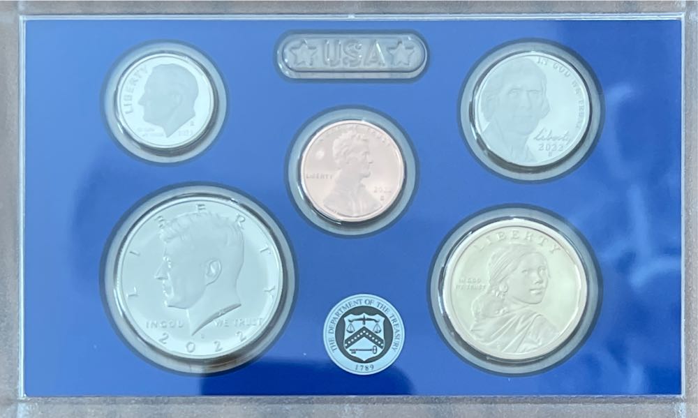 2022 U.S. Mint Proof Set 2022  coin collectible [Barcode 704786340175] - Main Image 2