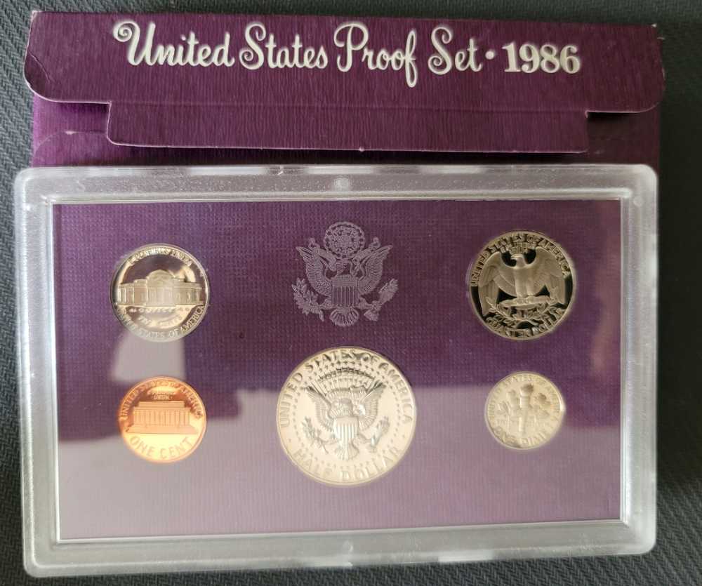1986 United States Proof Set  coin collectible - Main Image 2