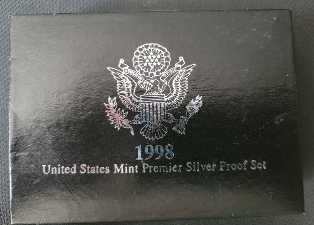 1998 United States Mint Premier Silver Proof Set coin collectible - Main Image 3