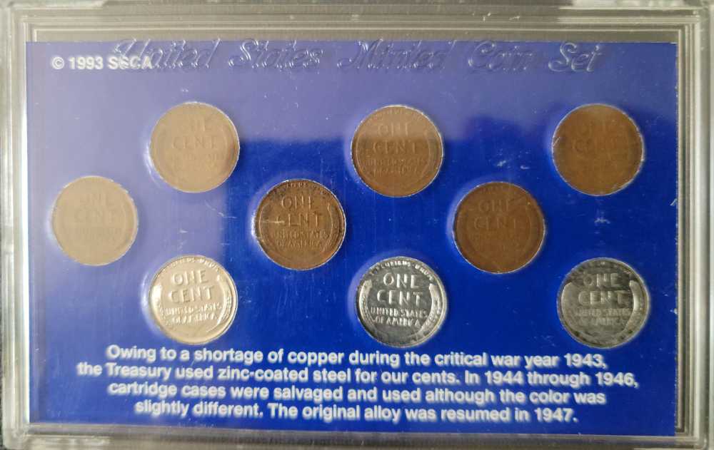 World War II Lincoln Penny Series  coin collectible - Main Image 2